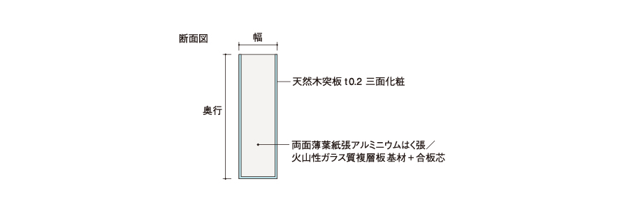 Louver series Namiki｜イクスクラッシーウッド | 無垢・複合